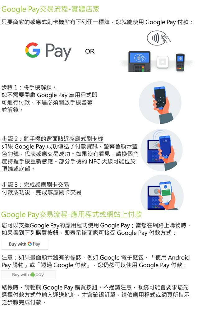 GooglePay-如何付款